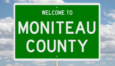 İşaretli yeşil 3D otoyol