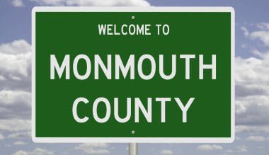 İşaretli yeşil 3D otoyol