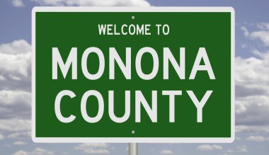 İşaretli yeşil 3D otoyol