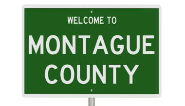 İşaretli yeşil 3D otoyol