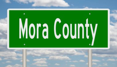 İşaretli yeşil 3D otoyol