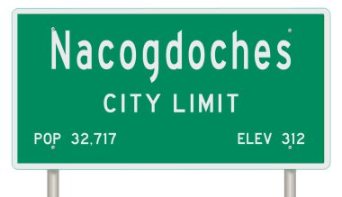 İşaretli yeşil 3D otoyol