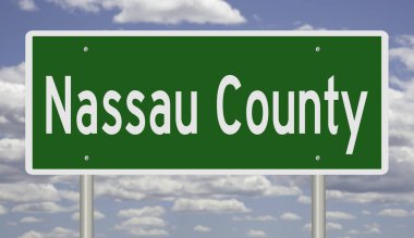 İşaretli yeşil 3D otoyol