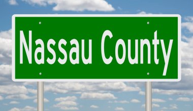 İşaretli yeşil 3D otoyol