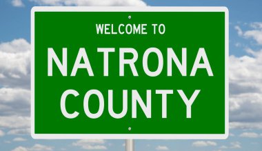 İşaretli yeşil 3D otoyol