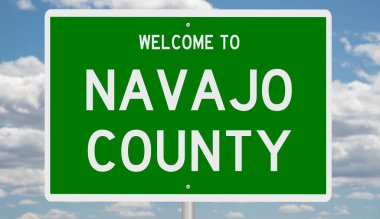 İşaretli yeşil 3D otoyol