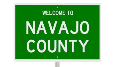 İşaretli yeşil 3D otoyol