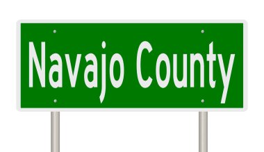 İşaretli yeşil 3D otoyol