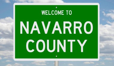 İşaretli yeşil 3D otoyol