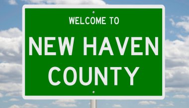 İşaretli yeşil 3D otoyol