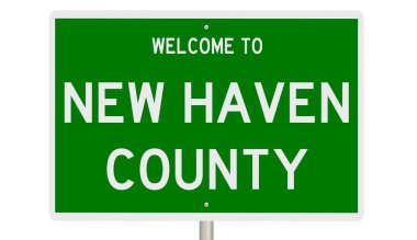 İşaretli yeşil 3D otoyol