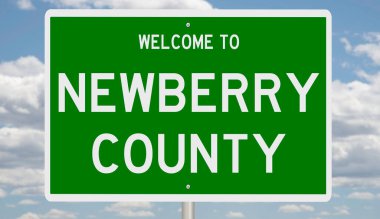 İşaretli yeşil 3D otoyol