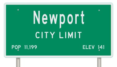 İşaretli yeşil 3D otoyol