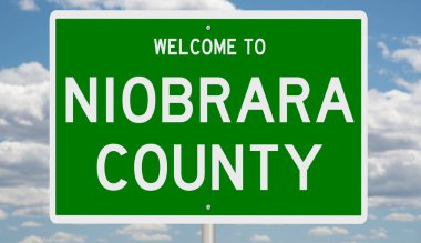 İşaretli yeşil 3D otoyol