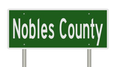 İşaretli yeşil 3D otoyol