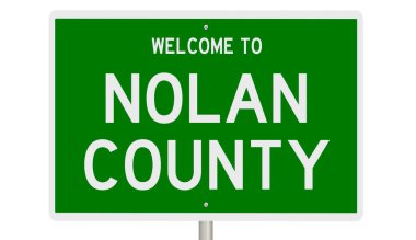 İşaretli yeşil 3D otoyol