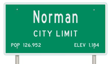 İşaretli yeşil 3D otoyol