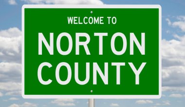 İşaretli yeşil 3D otoyol