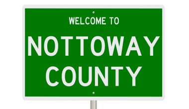 İşaretli yeşil 3D otoyol