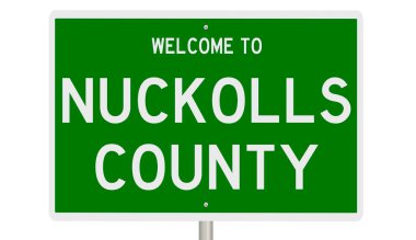 İşaretli yeşil 3D otoyol