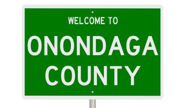 İşaretli yeşil 3D otoyol