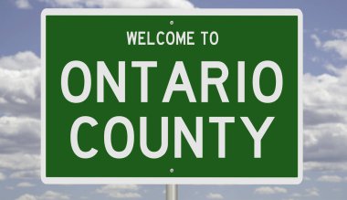 İşaretli yeşil 3D otoyol