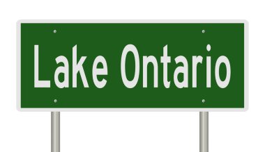 İşaretli yeşil 3D otoyol