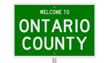 İşaretli yeşil 3D otoyol