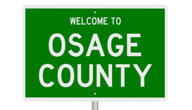 İşaretli yeşil 3D otoyol