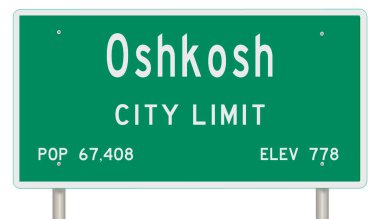 İşaretli yeşil 3D otoyol