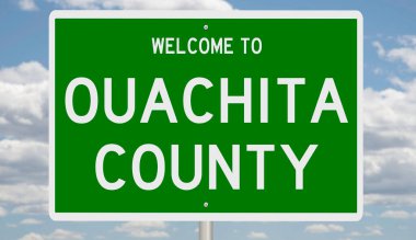 İşaretli yeşil 3D otoyol