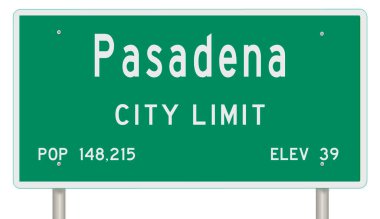 İşaretli yeşil 3D otoyol