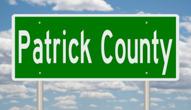 İşaretli yeşil 3D otoyol