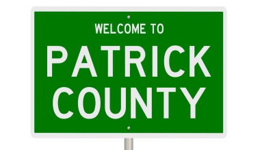 İşaretli yeşil 3D otoyol