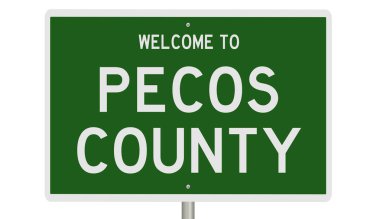 İşaretli yeşil 3D otoyol