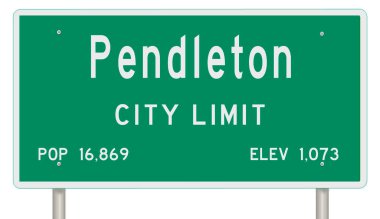 İşaretli yeşil 3D otoyol