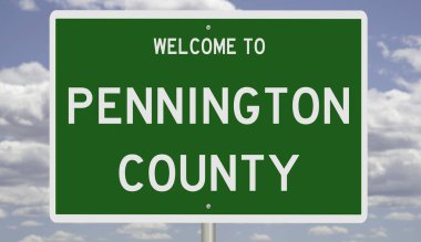 İşaretli yeşil 3D otoyol