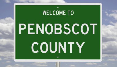 İşaretli yeşil 3D otoyol