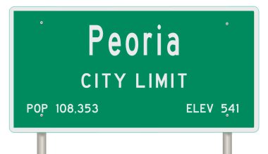 İşaretli yeşil 3D otoyol