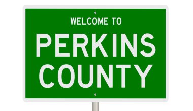 İşaretli yeşil 3D otoyol