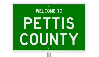 3 boyutlu yeşil otoyol tabelası