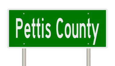 3 boyutlu yeşil otoyol tabelası