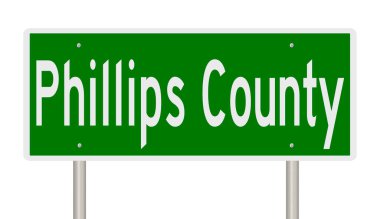 İşaretli yeşil 3D otoyol