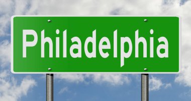 İşaretli yeşil 3D otoyol