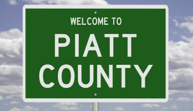 İşaretli yeşil 3D otoyol