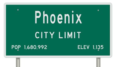 İşaretli yeşil 3D otoyol