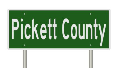 İşaretli yeşil 3D otoyol