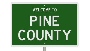 İşaretli yeşil 3D otoyol