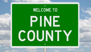 İşaretli yeşil 3D otoyol