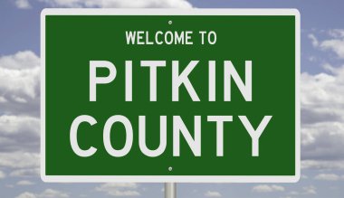 İşaretli yeşil 3D otoyol